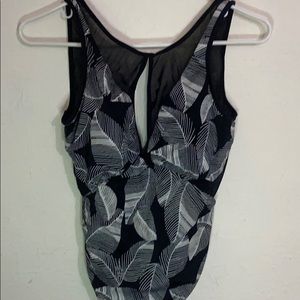 Black One-piece Swimsuit